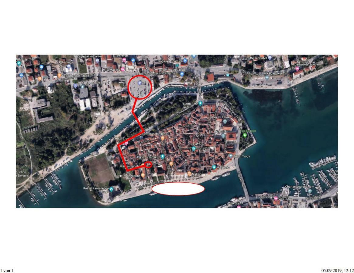 Apartment Ana Trogir Exteriér fotografie